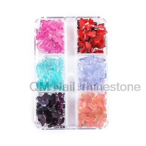 

Boutique 60pcs/pack Resin Lifelike Butterfly different Color Mix 3D DIY Nail Art Jewelry Accessories No deformation no fading