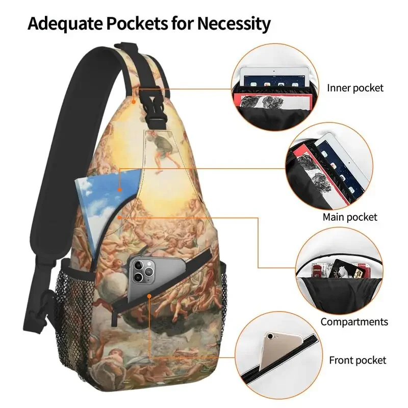 Мужской нагрудный рюкзак Sistine нагрудная Сумка-слинг с отделением для потолка