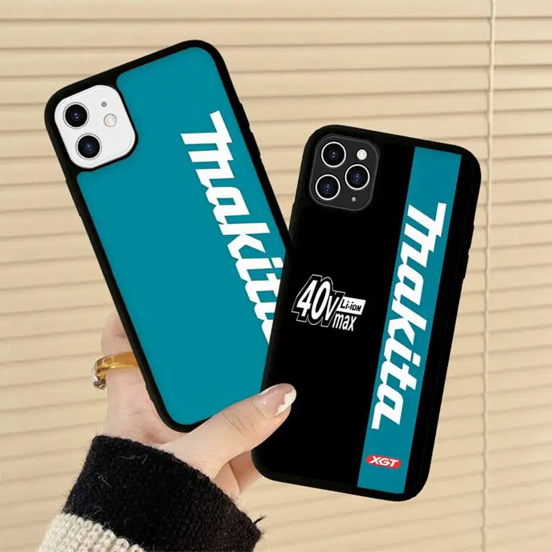 

Toolbox M-MakitaS Phone Case Silicone PC+TPU Case for iPhone 11 12 13 Pro Max 8 7 6 Plus X SE XR Hard Fundas