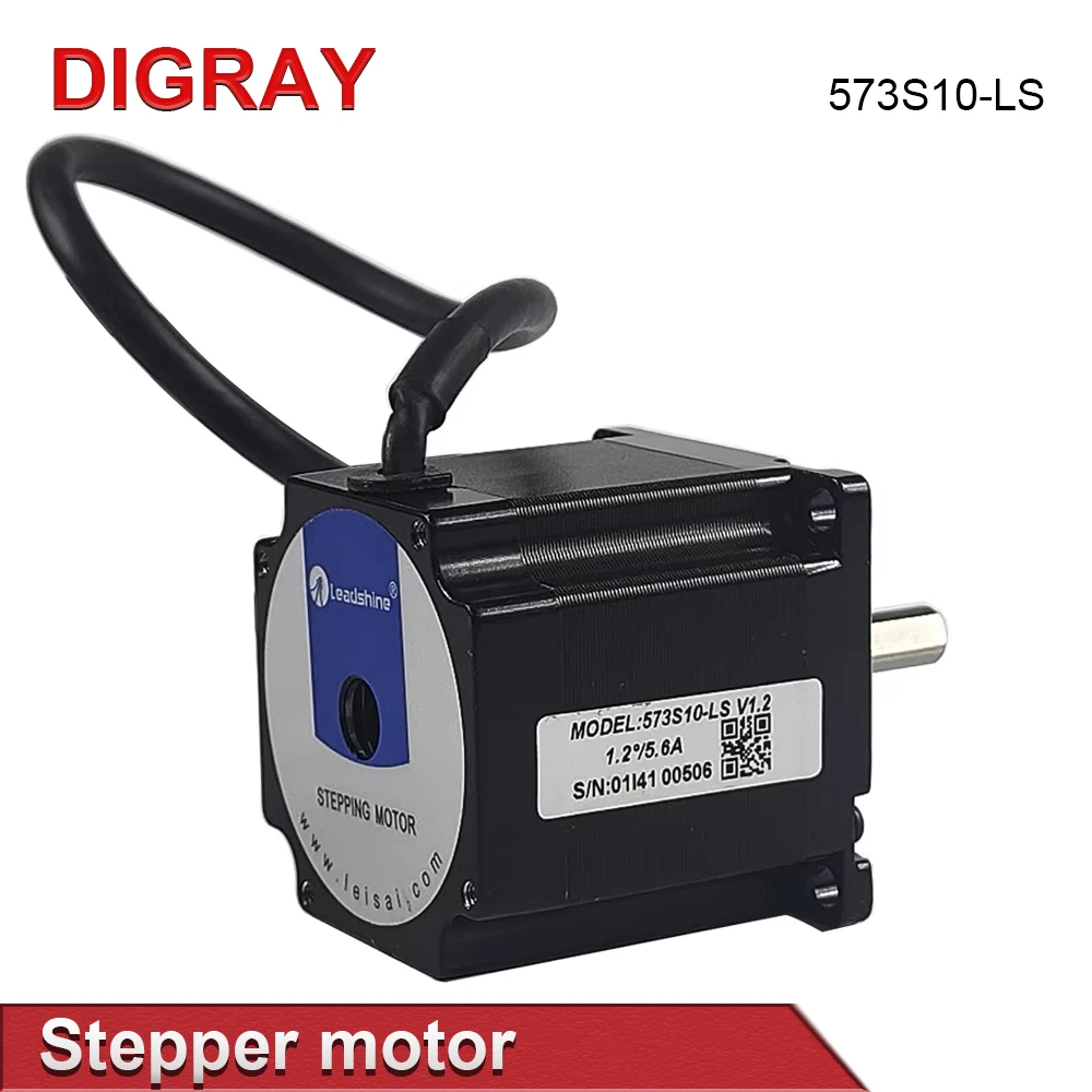 Шаговый двигатель DIGRAY Leadshine 573S20-LS 5.8A 573S10-LS 5.6A 3-фазный шаговый для лазерной лампы с