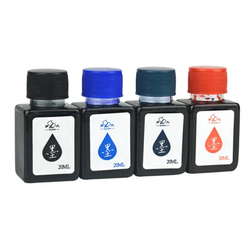 20ml Dip Pen Ink Bottle Cartridge Blue Ink Fountain Pen Ink Refilling Inks Available Students Writing Calligraphy Art Stationery