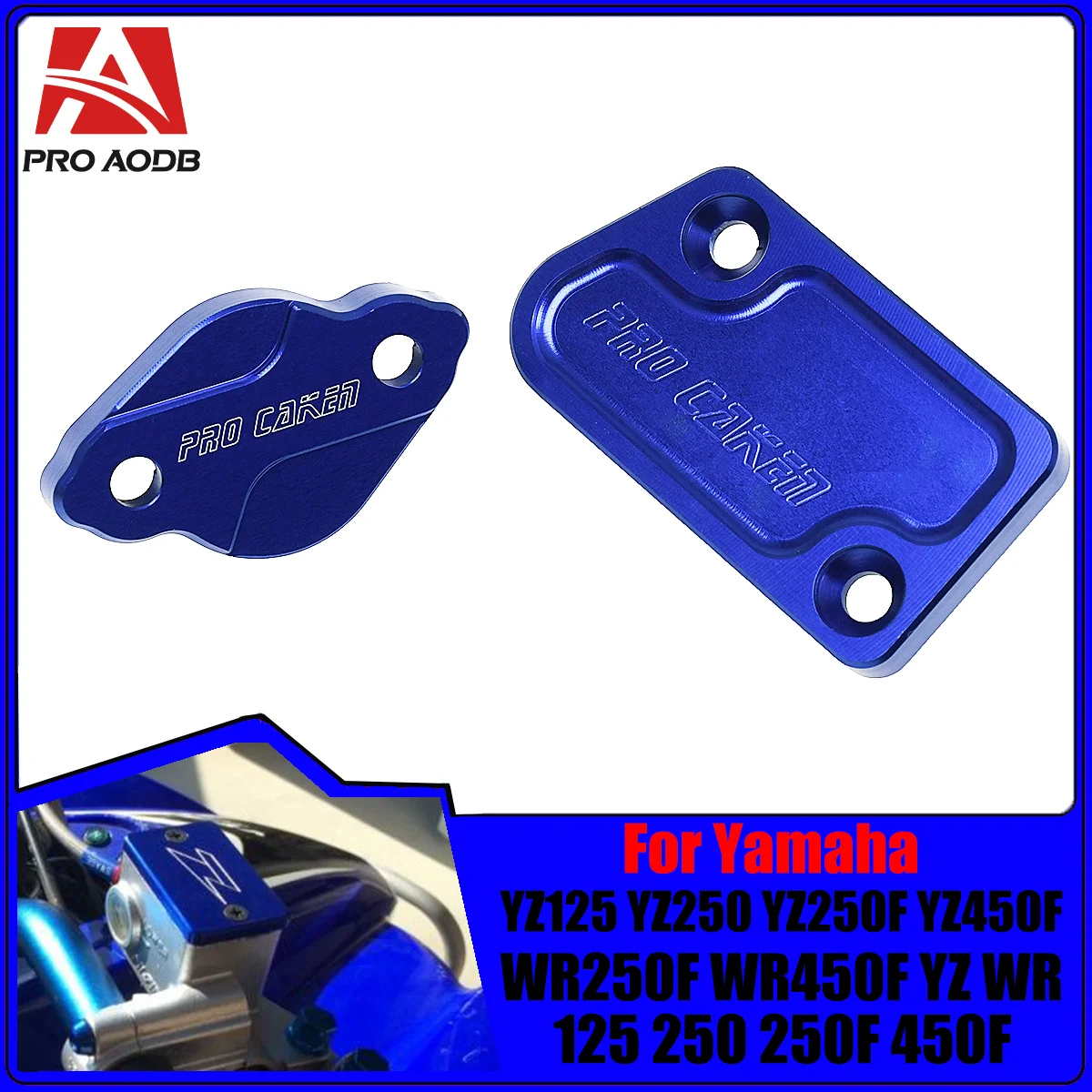 Крышка переднего и заднего тормозного бачка с ЧПУ для мотоцикла Yamaha YZ WR 125 250 250F 450F