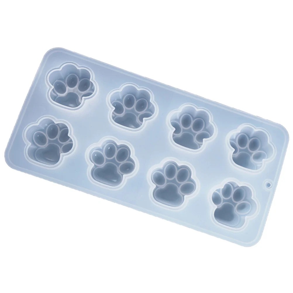 

Mold Resin Silicone Molds Epoxy Casting Diy 3D Animal Jewelry Cat Paw Making Dessert Nonstick Candy Pastry Jelly Cube Ice