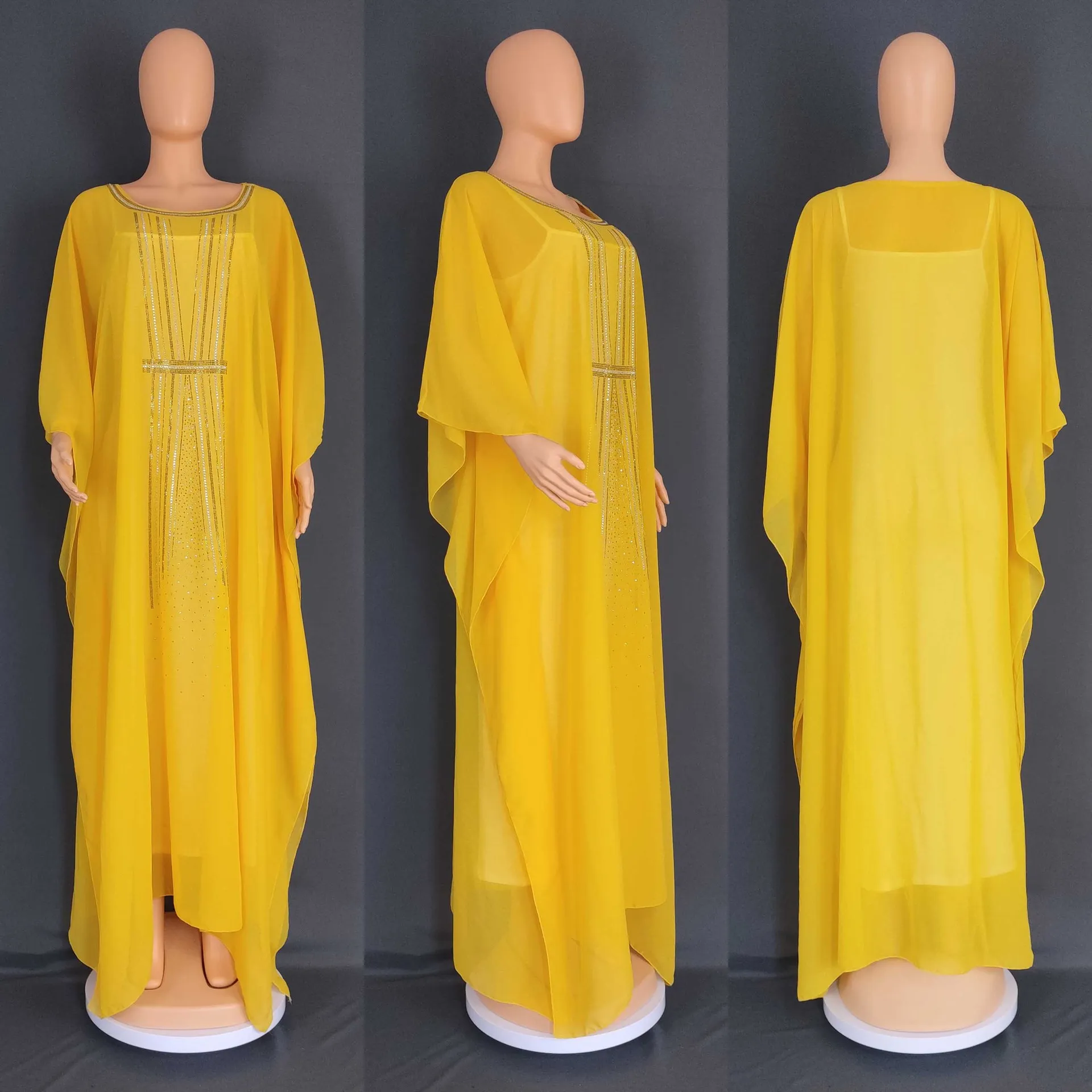 2 Piece Sets African Dresses For Women New Style Classic Dashiki Fashion Loose Long Dress Africa Clothes Muslim Fashion Abaya