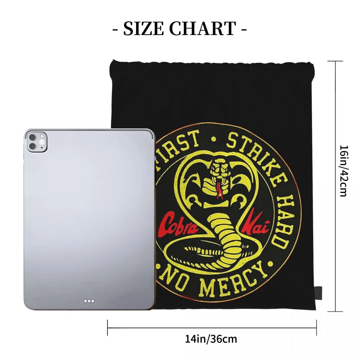 Рюкзаки Cobra Kai Karate портативные сумки на шнурке карманные для обуви книг мужчин и