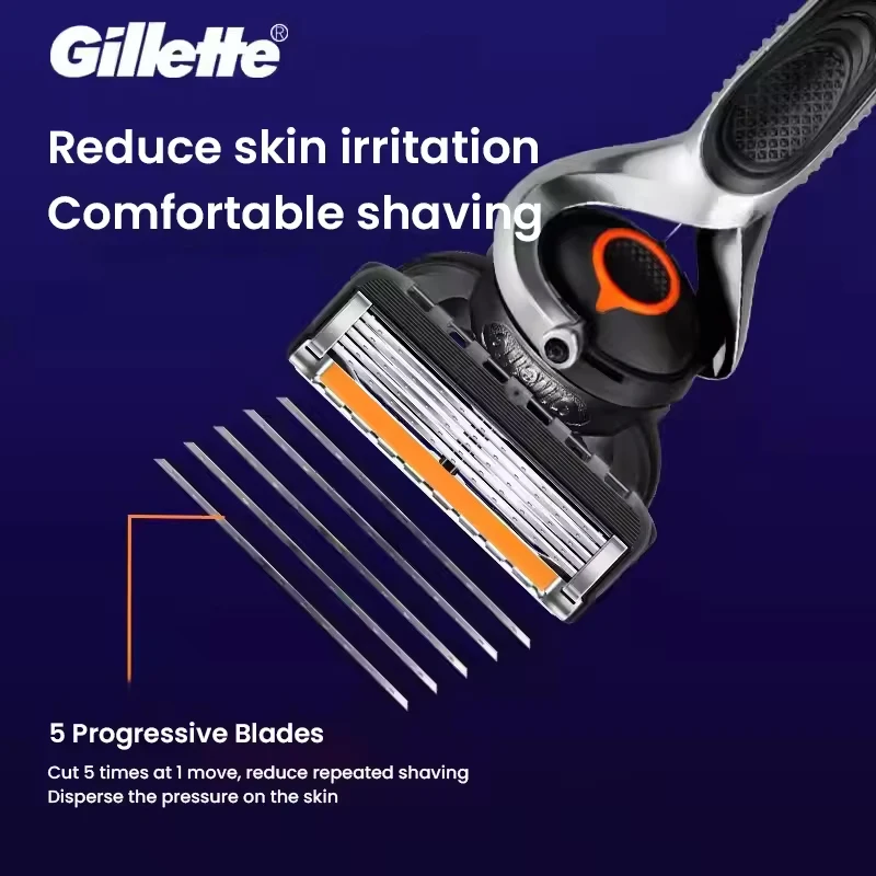 Фото Бритва Gillette Fusion 5 ProGlide, бритва для мужчин, сменные лезвия для бритвы Fusion 5 ProGlide, сменные кассеты для бритвы Gillette Fusion ProGlide для мужчин №4
