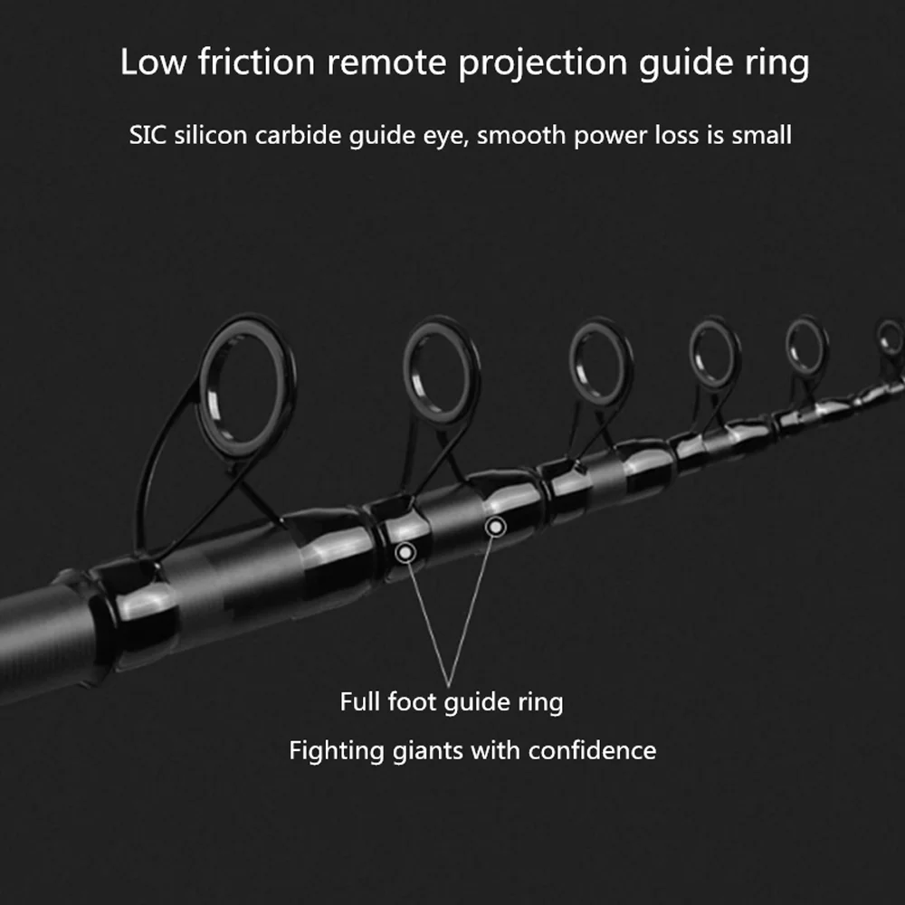 Телескопическая удочка и катушка из высокоуглеродного волокна 2 4-5 4 м |