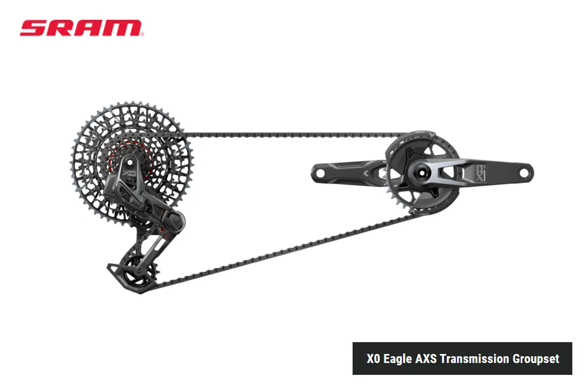 

2023 SRAM X0 Eagle AXS Трансмиссия Groupset 32T chainring X0 T-Type Eagle трансмиссионный переключатель 10-52T кассета трансмиссии