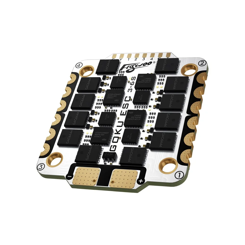 Фото G55M 55A 32-битный ESC 3-6S, Flywoo GOKU AM32 30.5x30.5мм для FPV дронов, BLHeli_S 128K, запчасти для гоночных DIY-проектов №3