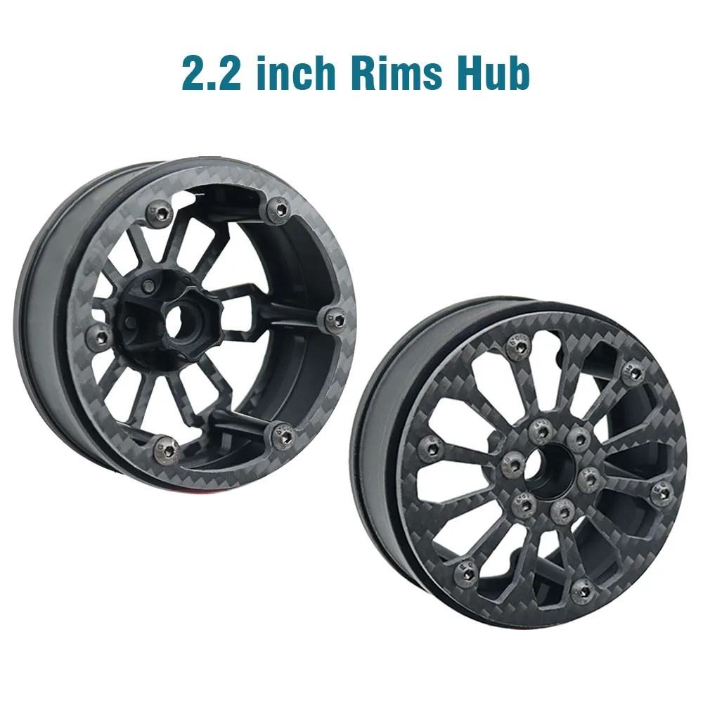 

4PCS 2.2 inch high quality Wheel Rims for 1/10 RC Crawler Car Axial SCX10III AXI03003 RBX10 RR10 TRX4 Wraith 90048 90018