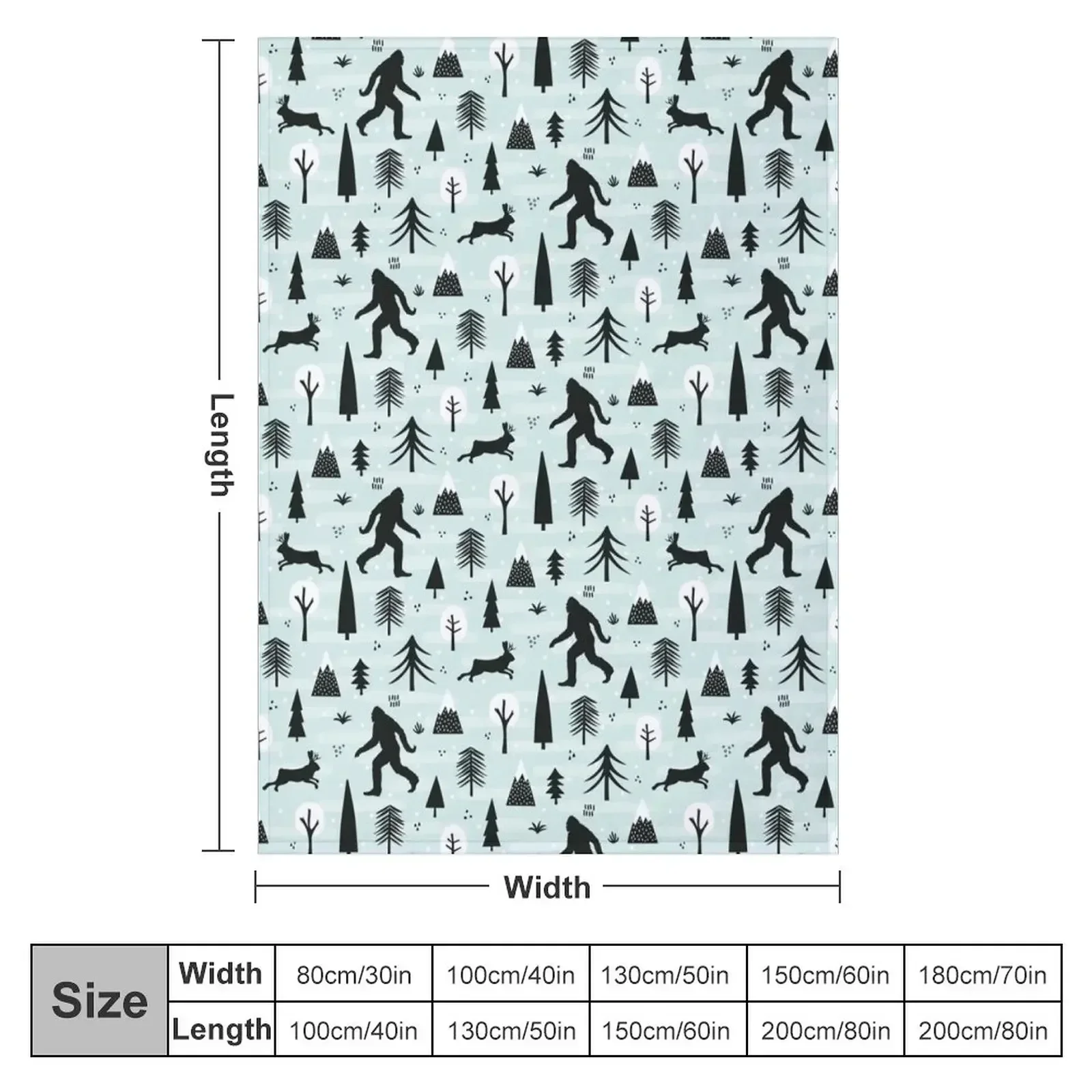 Одеяло с рисунком Bigfoot Jackalope роскошное утолщенное одеяло для дивана одеяла