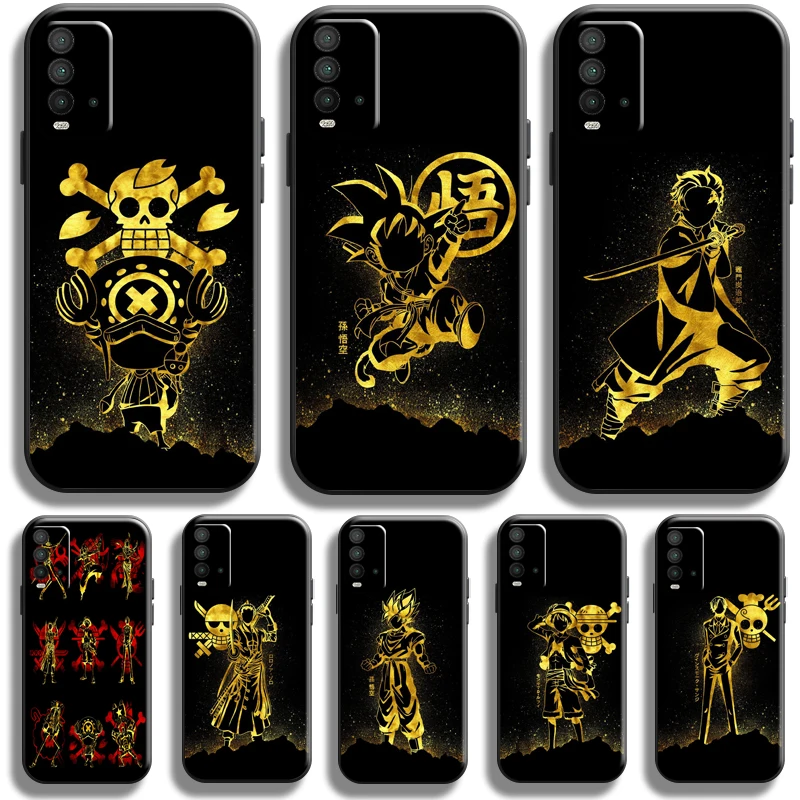 

Anime One Piece Dragon Ball Case For Xiaomi Redmi Note 10 10S 10T 9 9S 9T 8 8T Pro For Redmi 10 9 9T 9A 9C 8 8A Phone Case Back