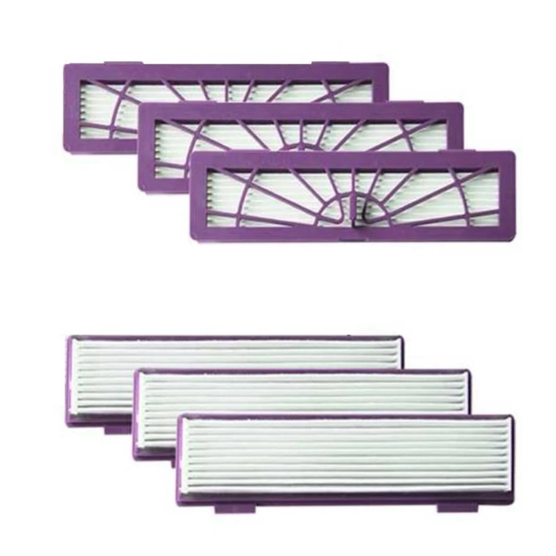 

6-Pack High Performance Filters Accessories For All Neato Botvac Robotics D Series Connected D3 D5 Vacuum Cleaner