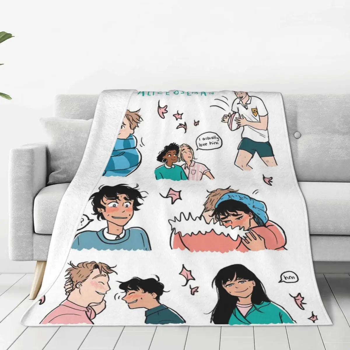 

Романтические флисовые одеяла от сердечек, аниме ЛГБТ Yaoi, одеяла для мальчиков, одеяла для кровати, кушетки, теплое плюшевое тонкое одеяло