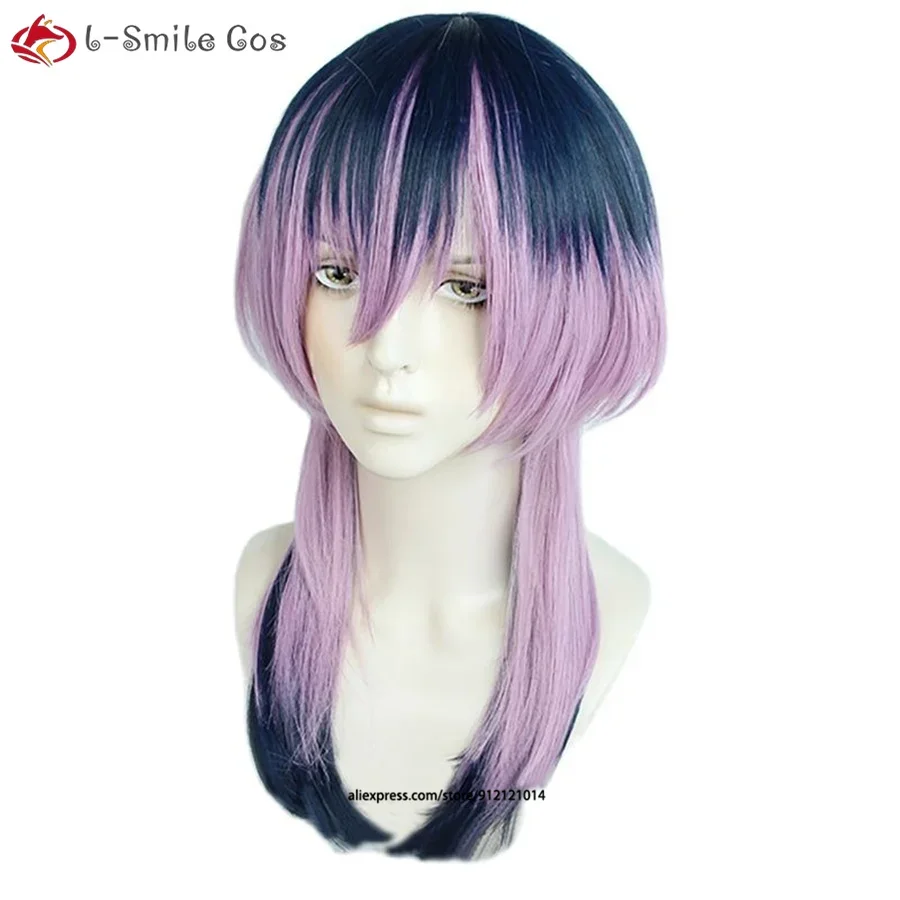 Аниме Токио Мстители Риндо Хайтани Косплей Парик Золотисто-Синий Фиолетовый