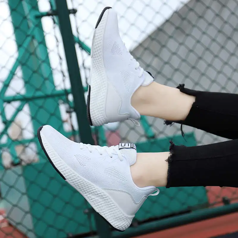 

Спортивная обувь на толстой подошве для женщин, белые кроссовки ed на толстой подошве для женщин, женская спортивная обувь, кроссовки для бег...