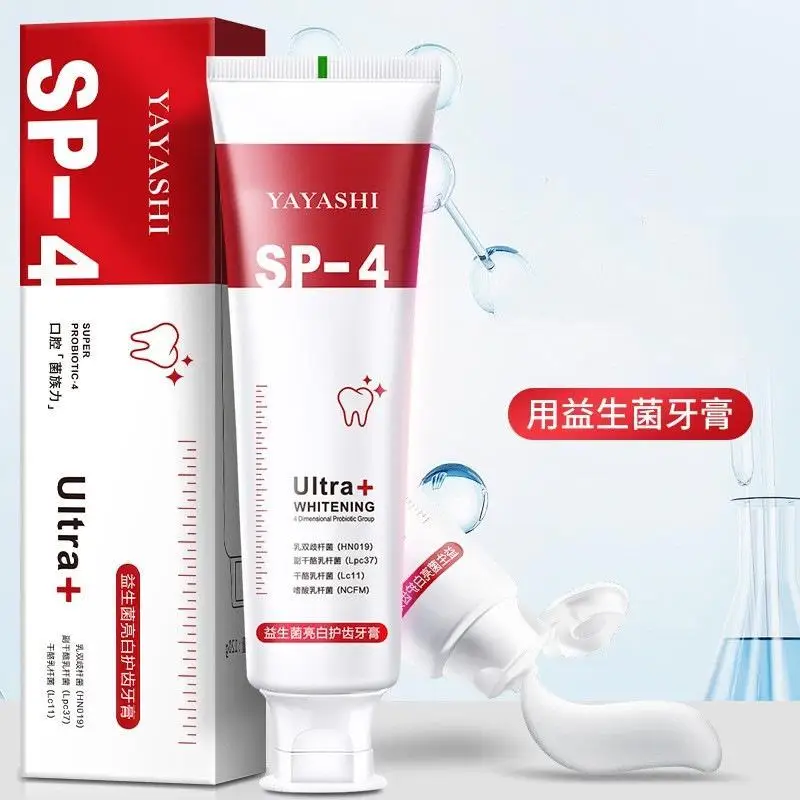 

120g SP-4 Probiotic Whitening Shark Toothpaste Teeth Whitening Toothpaste Oral Care Toothpaste Fresh Breath Prevents Plaque