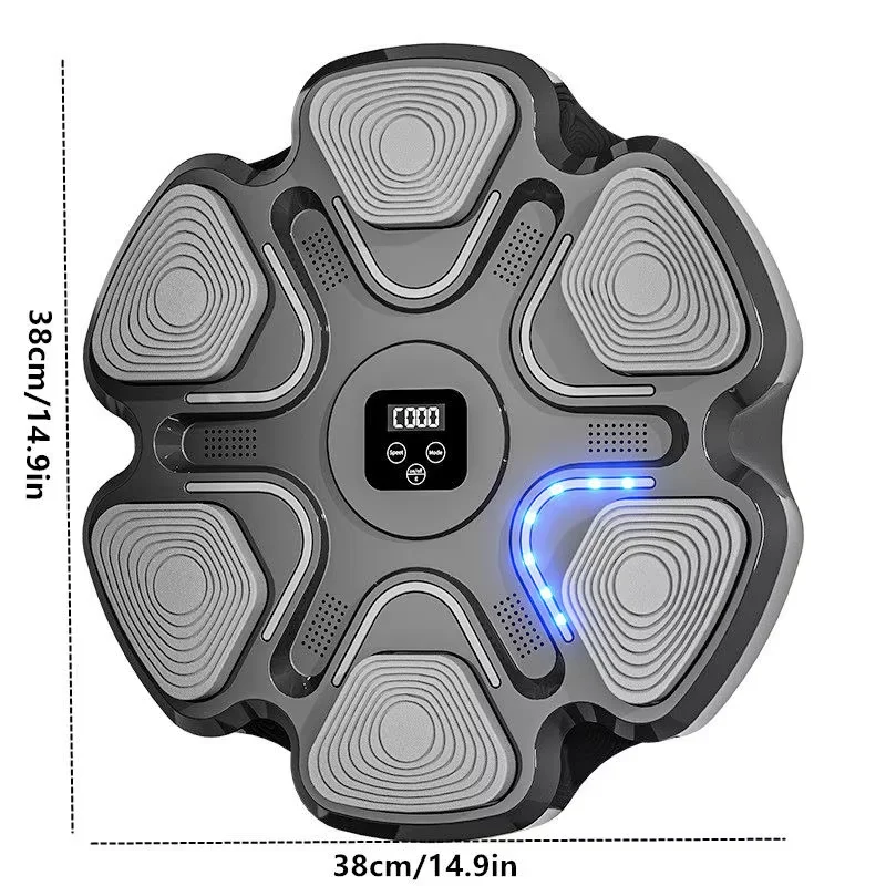 Фото Оптовая продажа: Умный электронный тренажер для бокса с Bluetooth и музыкой, качественное оборудование для спортзала, мишень для тренировок по боксу, модель 2026 года, для увеличения продаж №3