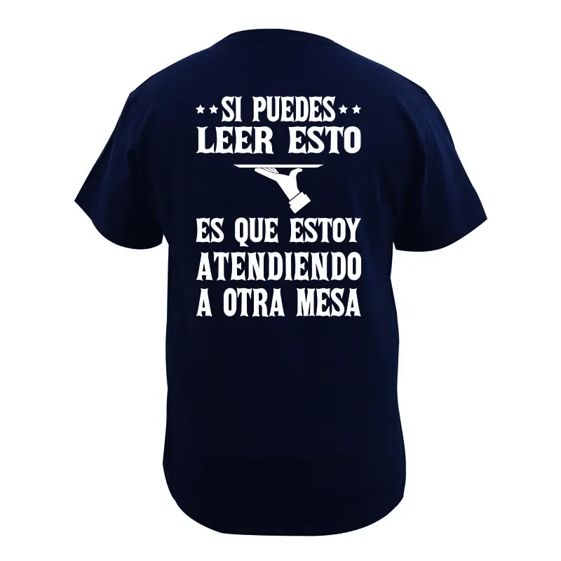 Мягкие футболки унисекс с испанским юмором коротким рукавом и круглым вырезом из