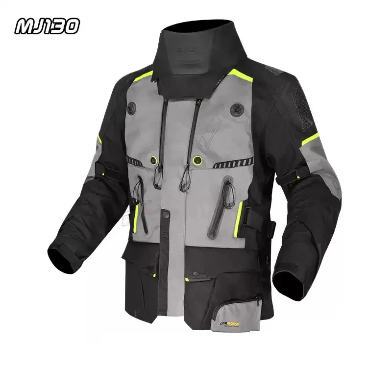Фото LS2 MJ130 MP130 Cordura 3-слойные куртки для езды на мотоцикле, брюки, водонепроницаемая термостойкая зимняя износостойкая одежда для приключений №2