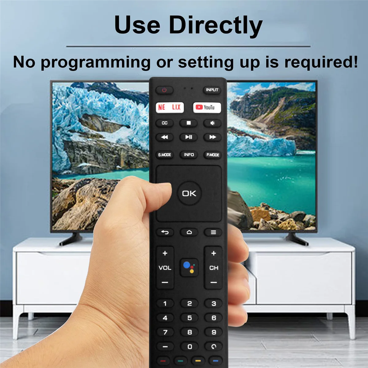 Запасной телефон дистанционное управление для JVC Smart 4K UHD LCD HDTV RM-C3329