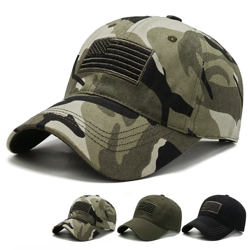 

Бейсболка с вышивкой в виде флага s, Тонкие тактические шапки с синим флагом, камуфляжная Спортивная Кепка с флагом, шапки для занятий спорто...