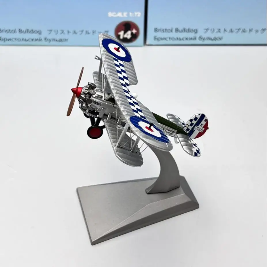 

Scale 1/72 Fighter Model, UK Bristol Bulldog Military Aircraft Replica Aviation World War WW2 Plane Collectible Toys for Boys