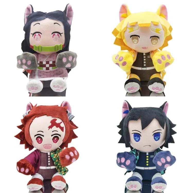 

New Kimetsu No Yaiba Demon Slayer Tomioka Giyuu Tsuyuri Kanao Muichirou Kyoujurou Shinobu Mitsuri 20CM Plush Doll Anime Plushies