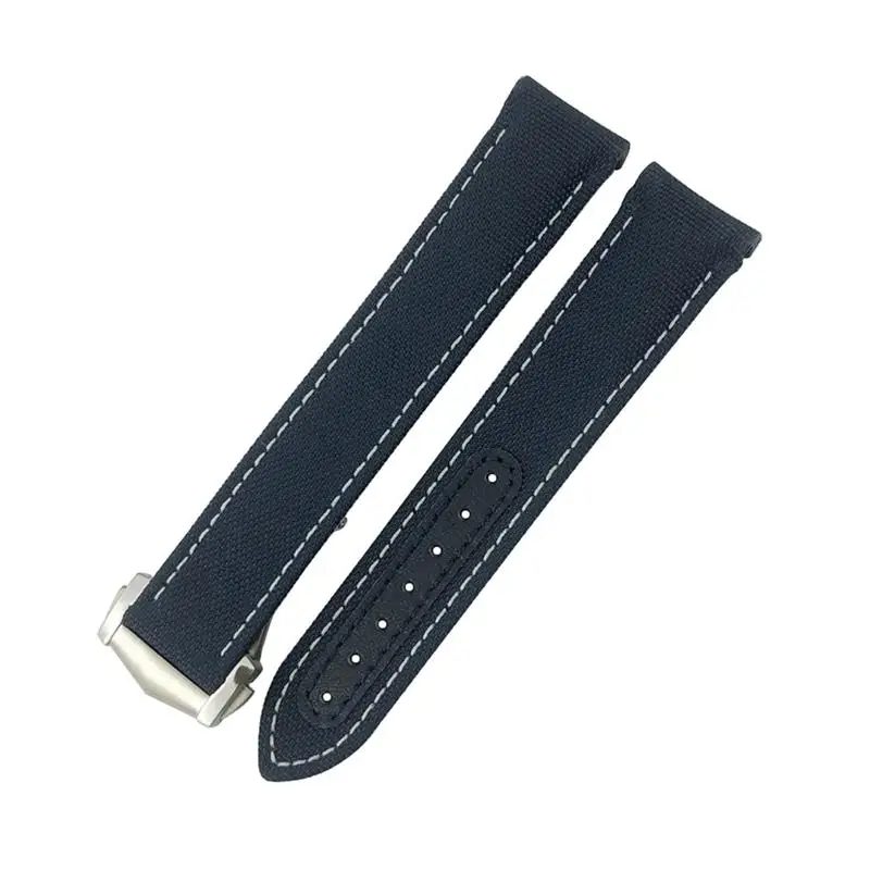 Ремешок BEFIA с изогнутым концом нейлоновый тканевый браслет для часов Omega AT150 GMT