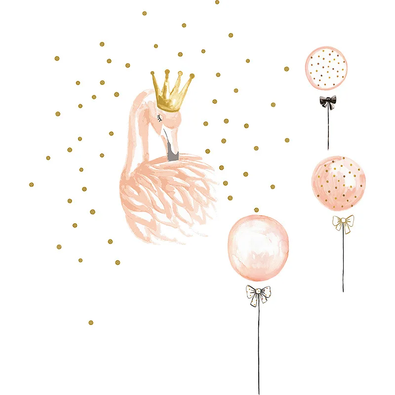 

Bbeauty Proud Gorgeous Flamingo Queen Stickers Decor Door Mirror Window Bedroom House Wardrobe Refrigerator Home