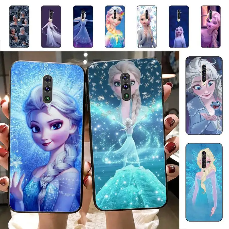 

BANDAI Princess Frozen Elsa Phone Case for Vivo Y91C Y11 17 19 17 67 81 Oppo A9 2020 Realme c3