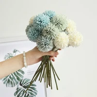 1pcs hydrangea ball artificial flower single stem silk flowers for wedding bouquets centerpieces arrangements party home decor