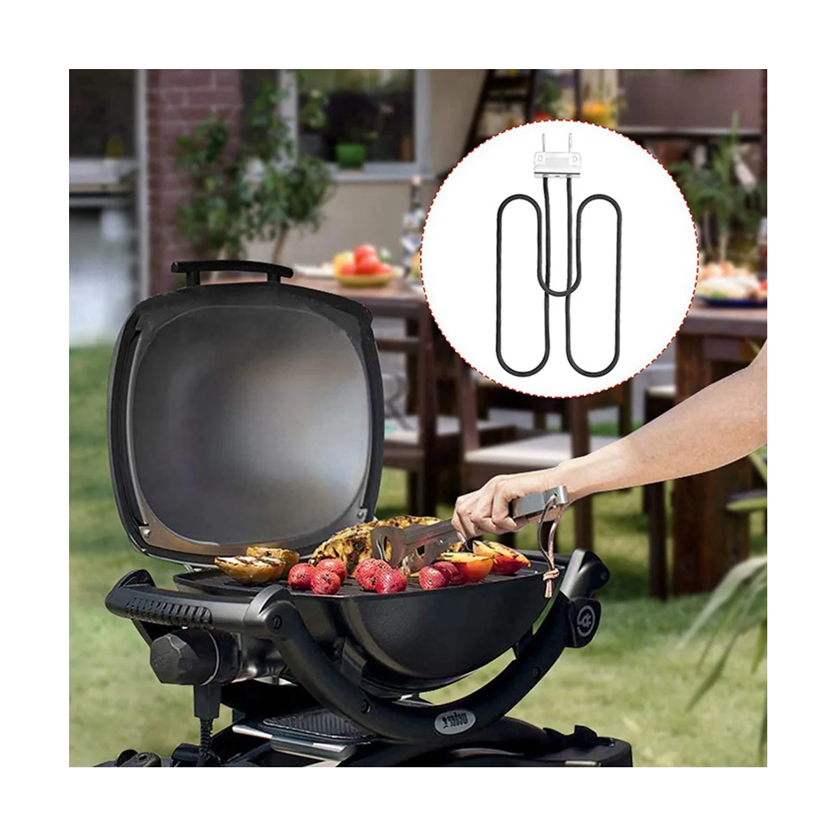 Запчасти для электрического гриля Weber 66631/65620 нагревательные элементы 2200 Вт Q140/Q1400