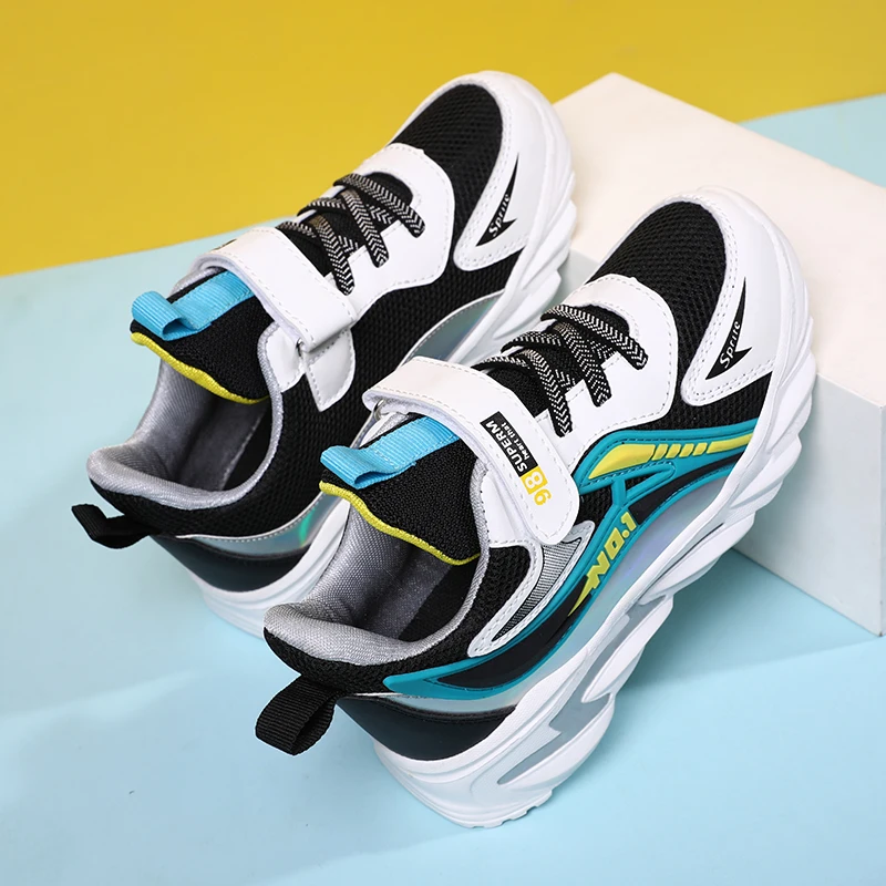 Children Shoes Fashion Kids Sneakers Sport Shoes for Boys Fashion Mesh Running Shoes Children Breathable Casual Walking Shoes