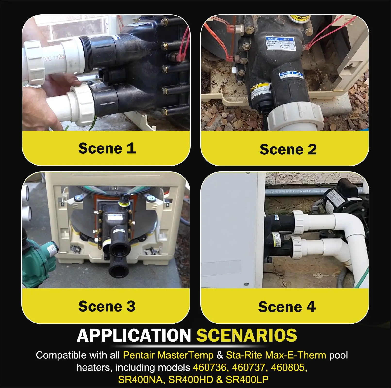 77707-0016 для комплекта замены коллектора нагреватель бассейна и спа прочный