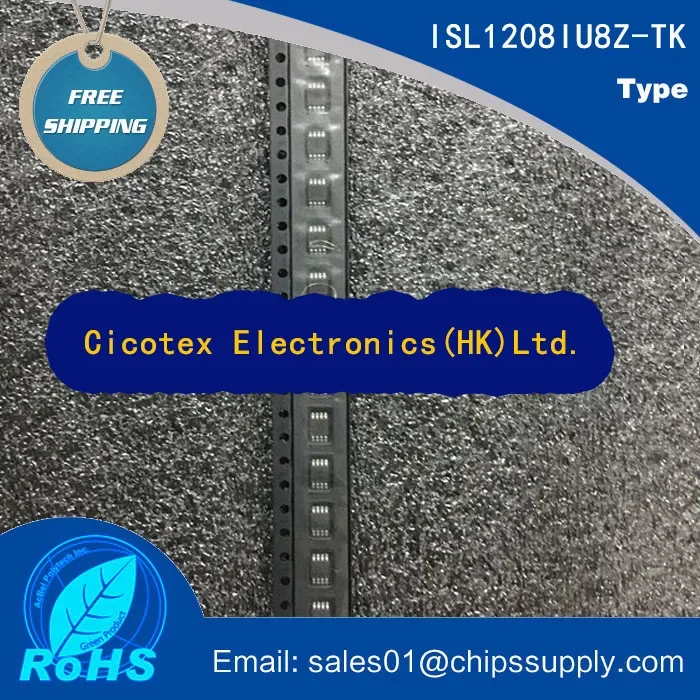 5 шт./лот ISL1208IU8Z-TK 1208 MSOP8 IC RTC CLK/КАЛЕНДАРЬ I2C 8-MSOP