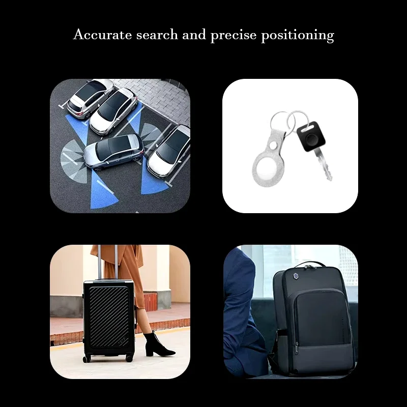 XIAOMI новый мини-смарт-тег Bluetooth трекер для багажа работает с Apple Find My (только iOS)
