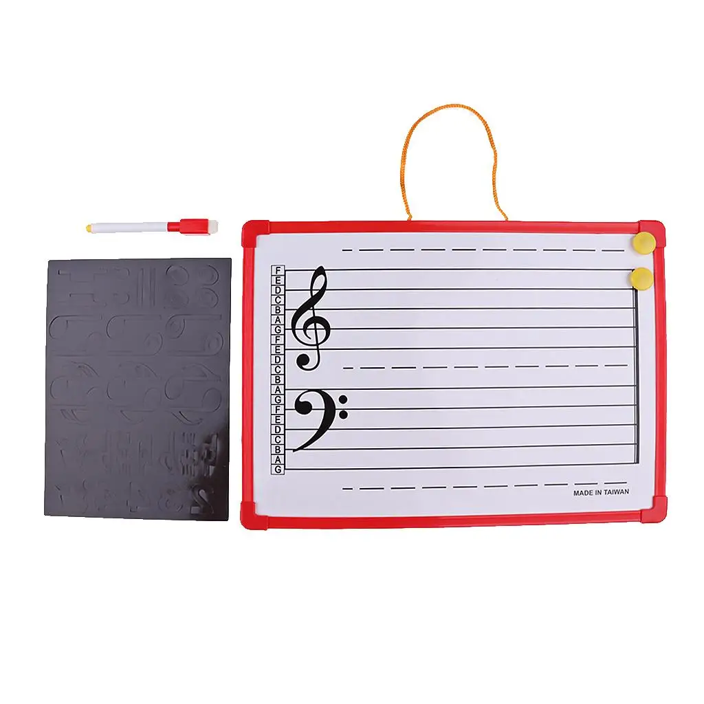 

Music Staff Magnets Whiteboard -- Educational Tool. (14" x 10")