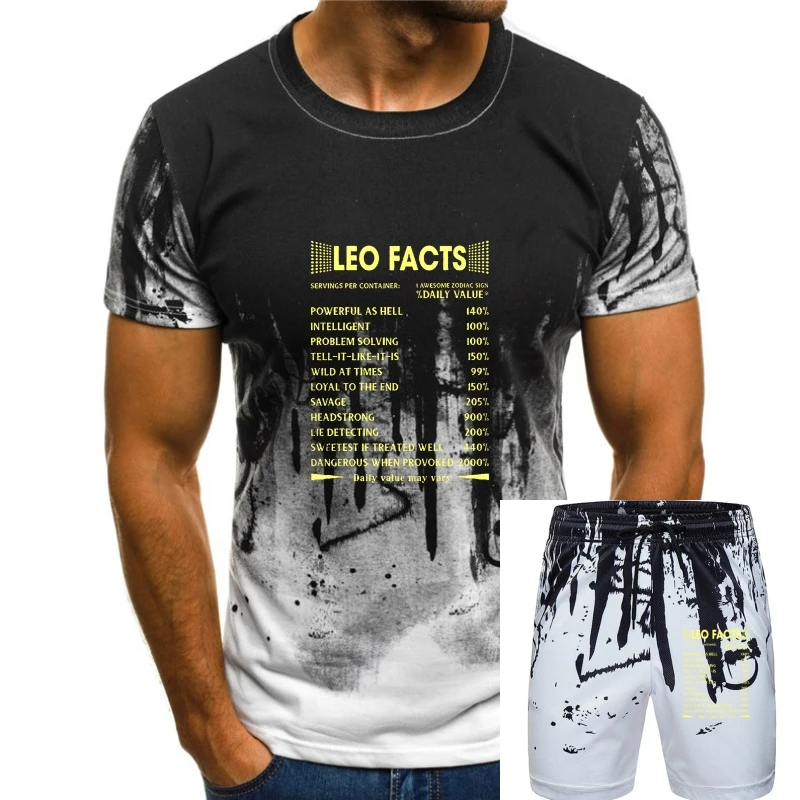 

Men T Shirt LEO FACTS ASTROLOGY Women tshirt