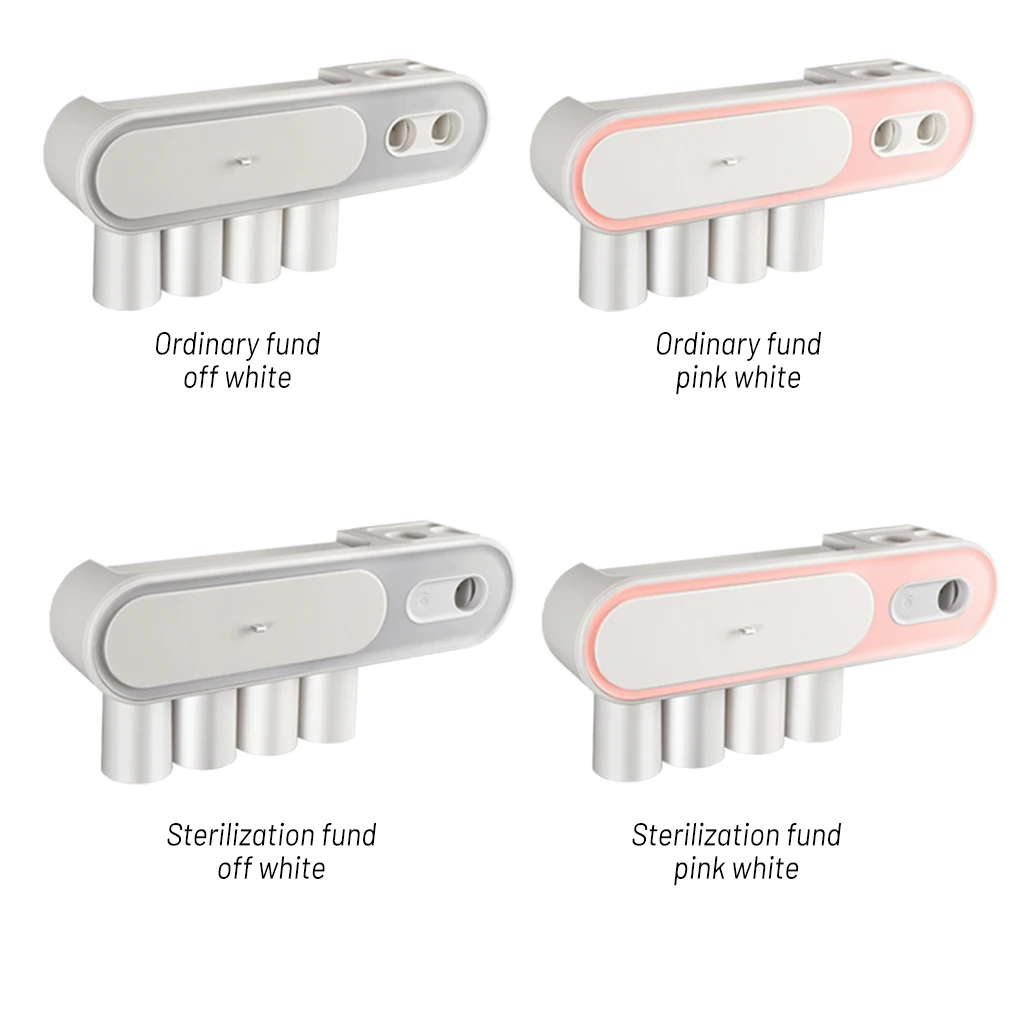 

Держатель для электрической зубной щетки, перезаряжаемый настенный автоматический выдавливатель зубной пасты для ванной комнаты, съемный ...