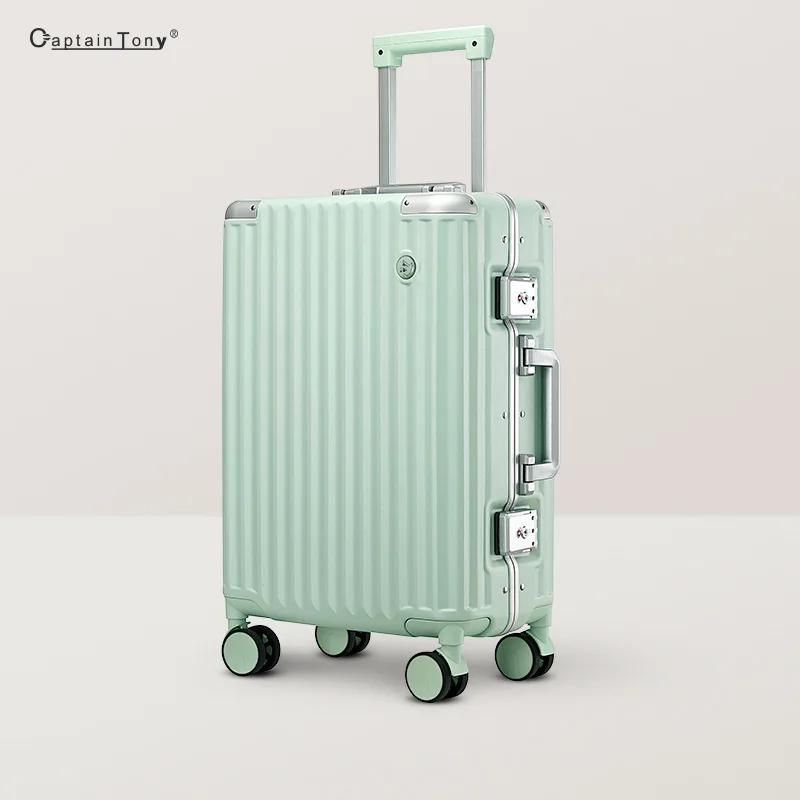 

20-дюймовый багаж, высококлассный дорожный ящик с алюминиевой рамой, Троллейная модель и складное шасси