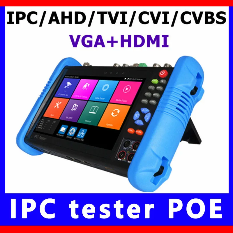 Ipc 9800 clmovtadhs pro Тестер IP-камеры 8 МП AHD TVI CVI Onvif Rj45 Poe Wifi H.265 4K Монитор видеонаблюдения