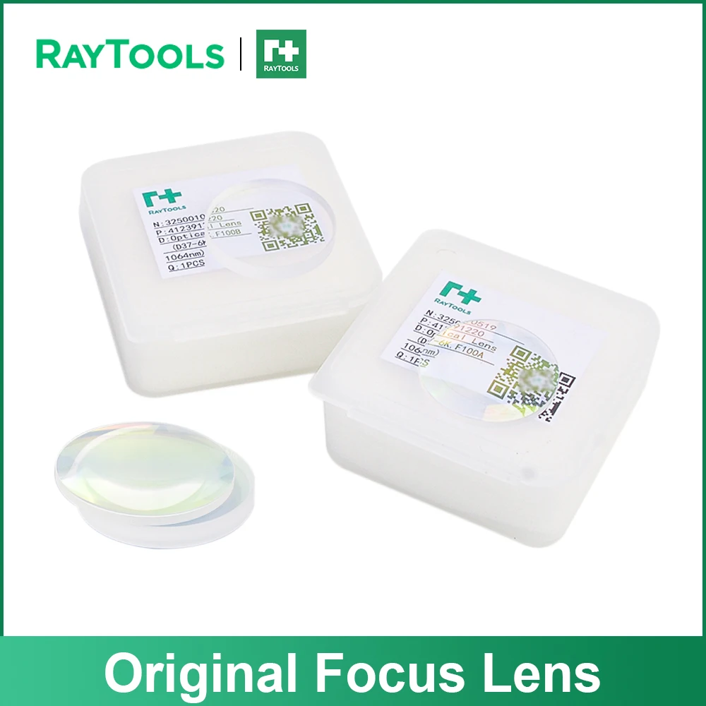 Фото Оригинальные коллимационные линзы Raytools Focus D28 D30 D37 F100 F155 F200, фокусирующие линзы для лазерного коллиматора №1