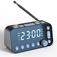high quality led dual timer digital radio clock sleep bedside clocks alarm clock home decor