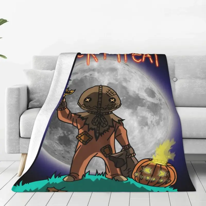 

Теплое Флисовое одеяло в виде кошмара на Хэллоуин, Фланелевое фланелевое одеяло в виде тыквы, фланелевое одеяло в стиле «Сэм» для фокусов, п...