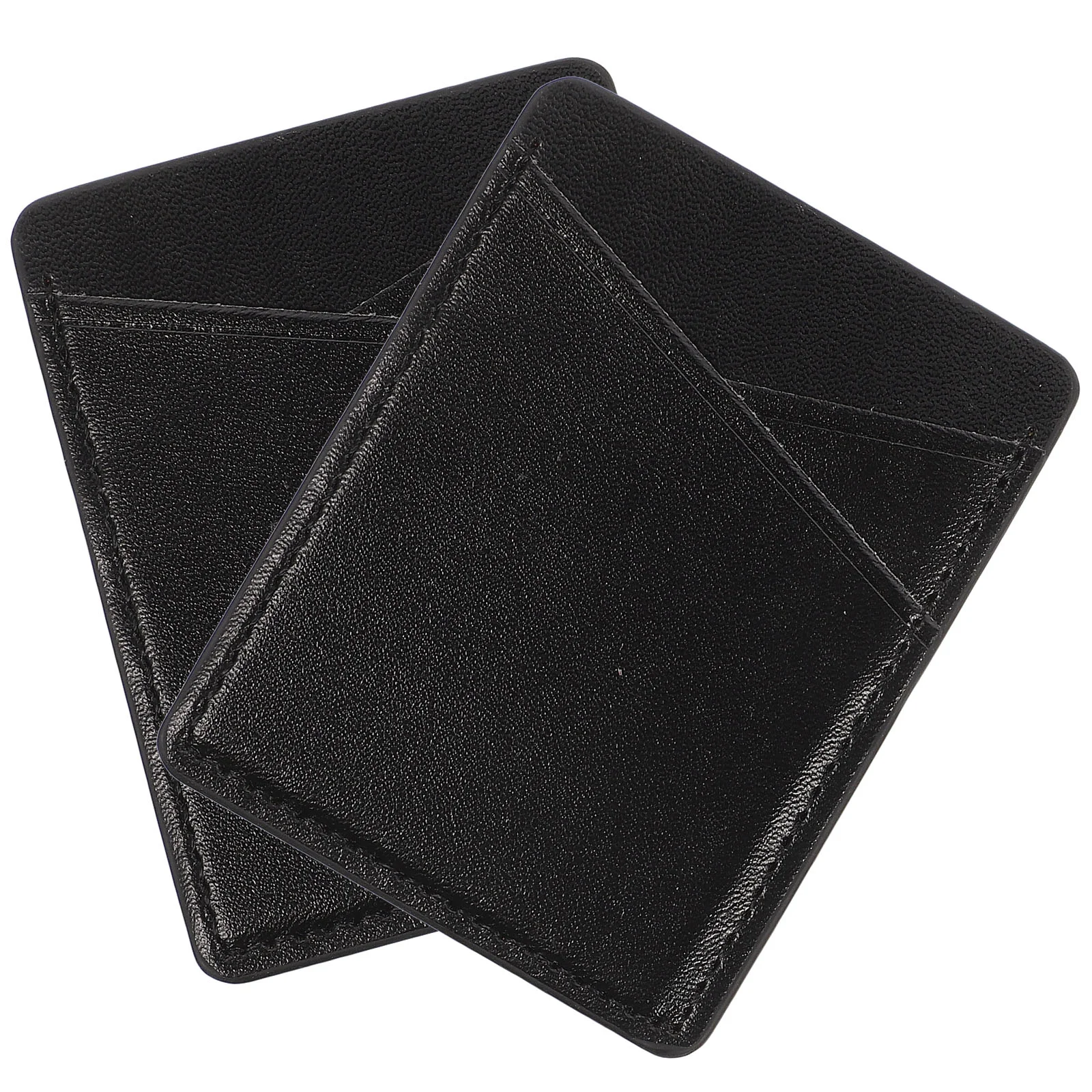 

2pcs Ultra Thin 2-slot PU Adhesive DIY Phone Cards Purse Phone Wallet Sleeves
