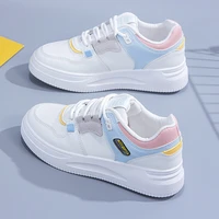white shoes womens all match sports casual shoes 2022 summer new breathable mesh white shoes thick soled sponge cake woman