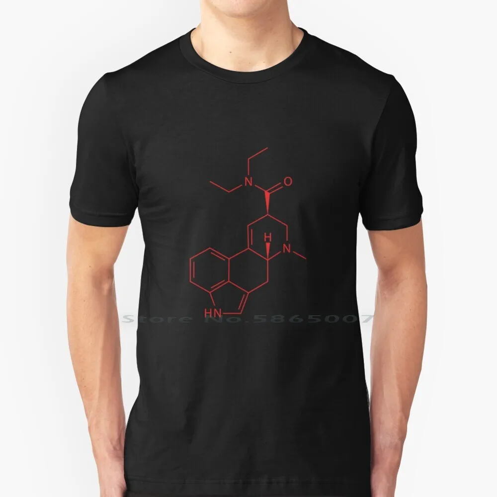 

Lsd ( Acid ) T Shirt 100% Cotton Lsd Acid Chemical Compound Formula Structure Drug Narcotic Science Trip Psychedelic Big Size