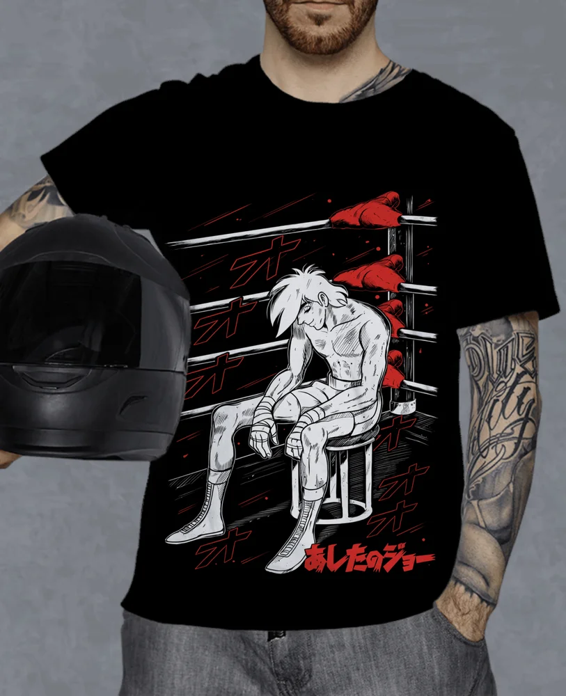 Футболка унисекс Kamogawa для занятий боксом одежда спортом манга Ippo Makunouchi Kbg