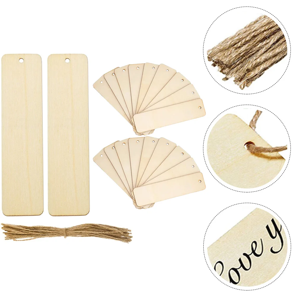 

Tags Wooden Bookmarks Wood Unfinished Gift Blank Craft Diy Name Bookmark Present Wrapping Personalised Markers Book Labels